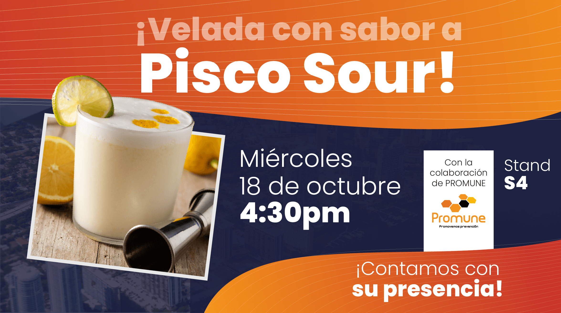 Los asistentes del LPN Congress brindarán por la avicultura con unos deliciosos Pisco Sours